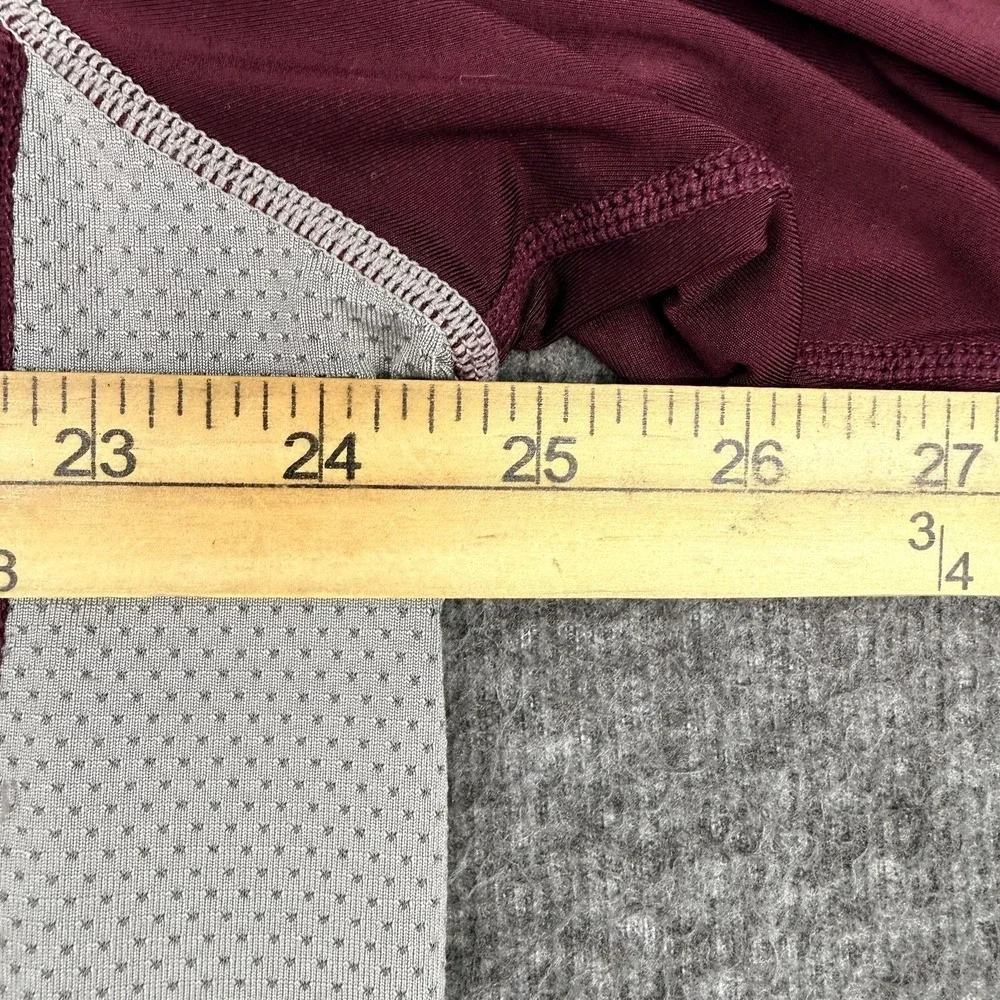 Nike Pro Compression Shirt Mens Maroon Fitted Short Sleeve Mesh  Dri-FIT 2Xl